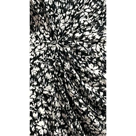 Isabel Marant Black and White Dulce Floral Long Sleeve Mini Dress Size Medium (4 - Picture 6 of 11